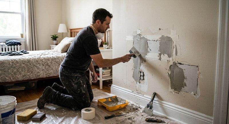 Bedroom Ceiling Repair in Conroe, TX