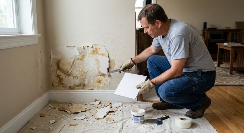Basement Drywall Repair in Olathe, KS