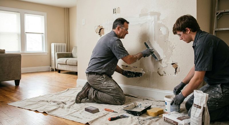 Basement Drywall Repair in Alpharetta, GA