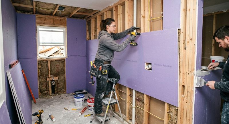Bathroom Drywalling in Conroe, TX