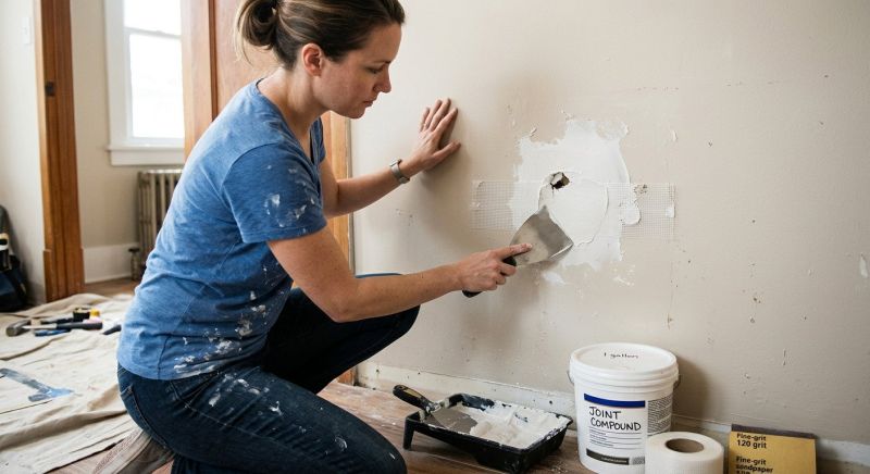 Bathroom Wall Patching in Kansas City, KS