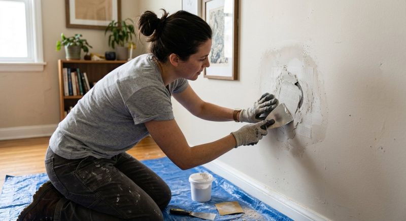 Bathroom Wall Patching in Olathe, KS