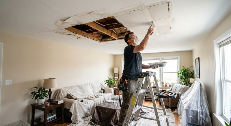 Bedroom Ceiling Repair in Kansas City, KS
