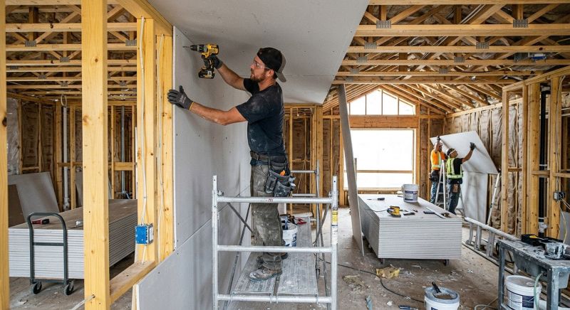 Bedroom Drywall Installation in Denver County, CO