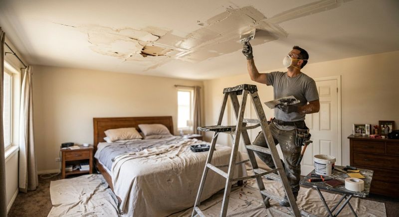 Ceiling Drywall Repair in Olathe, KS