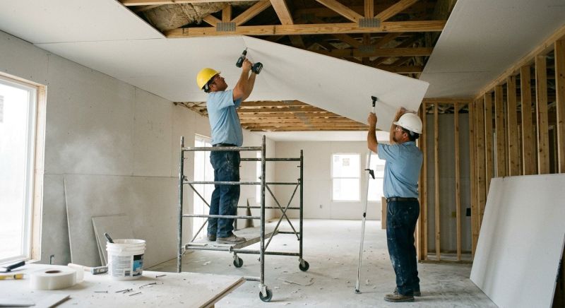 Ceiling Drywall Replacement in Conroe, TX