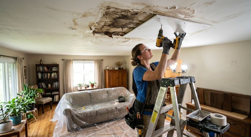 Ceiling Hole Repair in Alpharetta, GA