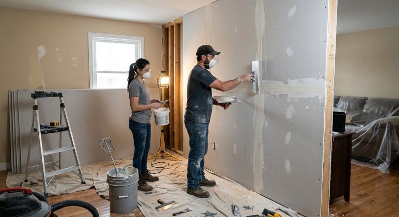 Drywall Renovation in Wilmington, NC