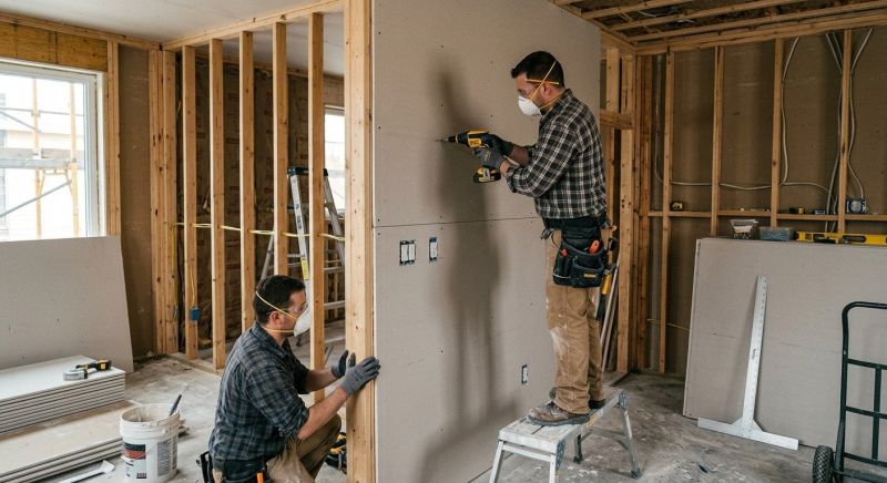 Garage Wallboard Installation in Kansas City, MO