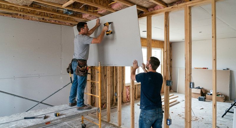 House Drywall Installation in Wilmington, NC