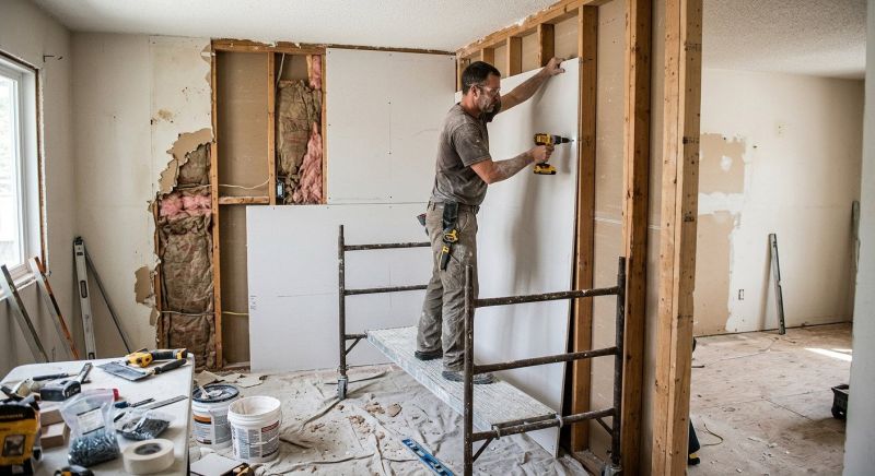 House Drywall Installation in Denver County, CO