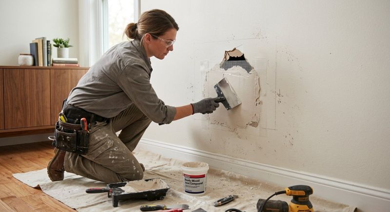 Wall Hole Repair in Alpharetta, GA